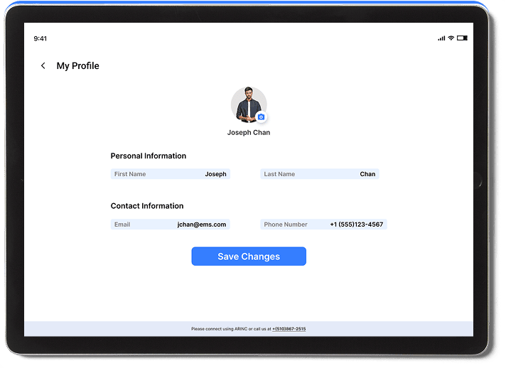 Skali profile screen